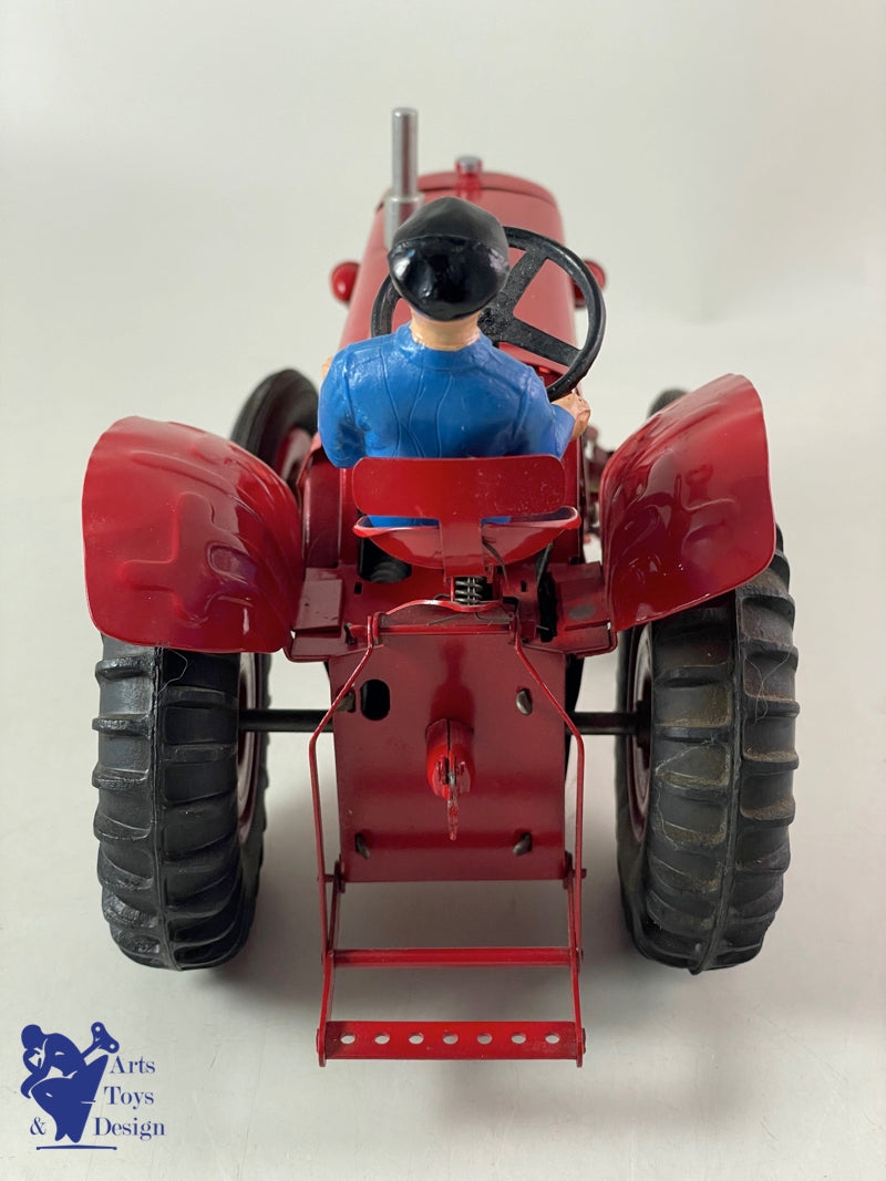 JOUET ANCIEN CIJ 8/52 TRES RARE TRACTEUR ELECTRIQUE AV TONNE A EAU 1/10° 1960