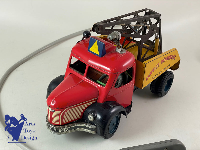 Antique toys Mont Blanc 598 Berliet Tow truck Mammouth Remote control 1955