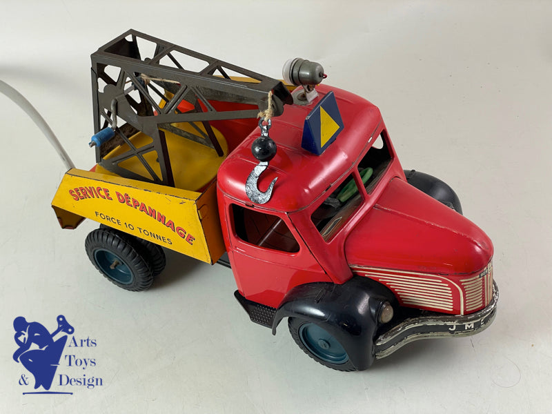 Antique toys Mont Blanc 598 Berliet Tow truck Mammouth Remote control 1955