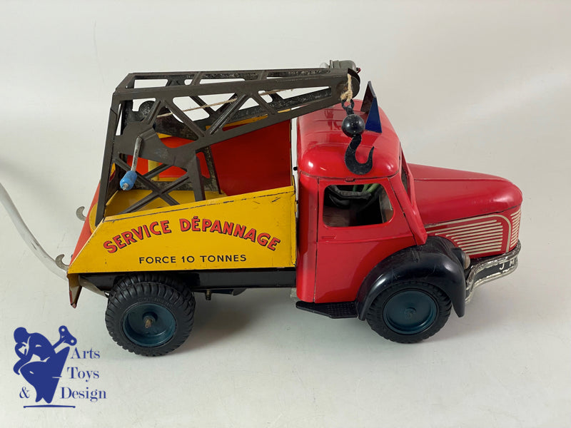 Antique toys Mont Blanc 598 Berliet Tow truck Mammouth Remote control 1955