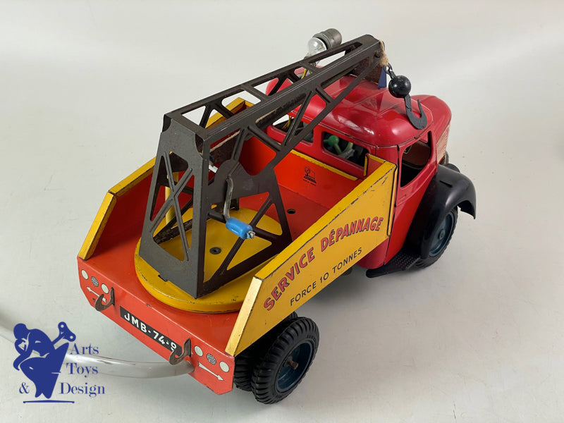 Antique toys Mont Blanc 598 Berliet Tow truck Mammouth Remote control 1955