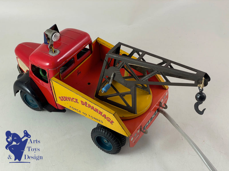 Antique toys Mont Blanc 598 Berliet Tow truck Mammouth Remote control 1955
