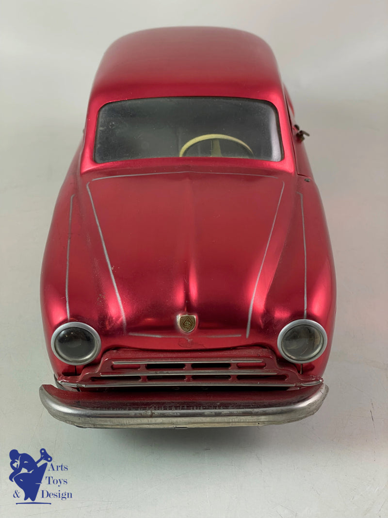 JOUET ANCIEN CIJ 5/52E RENAULT FREGATE ROUGE METAL ELECTRIQUE 33CM 1950
