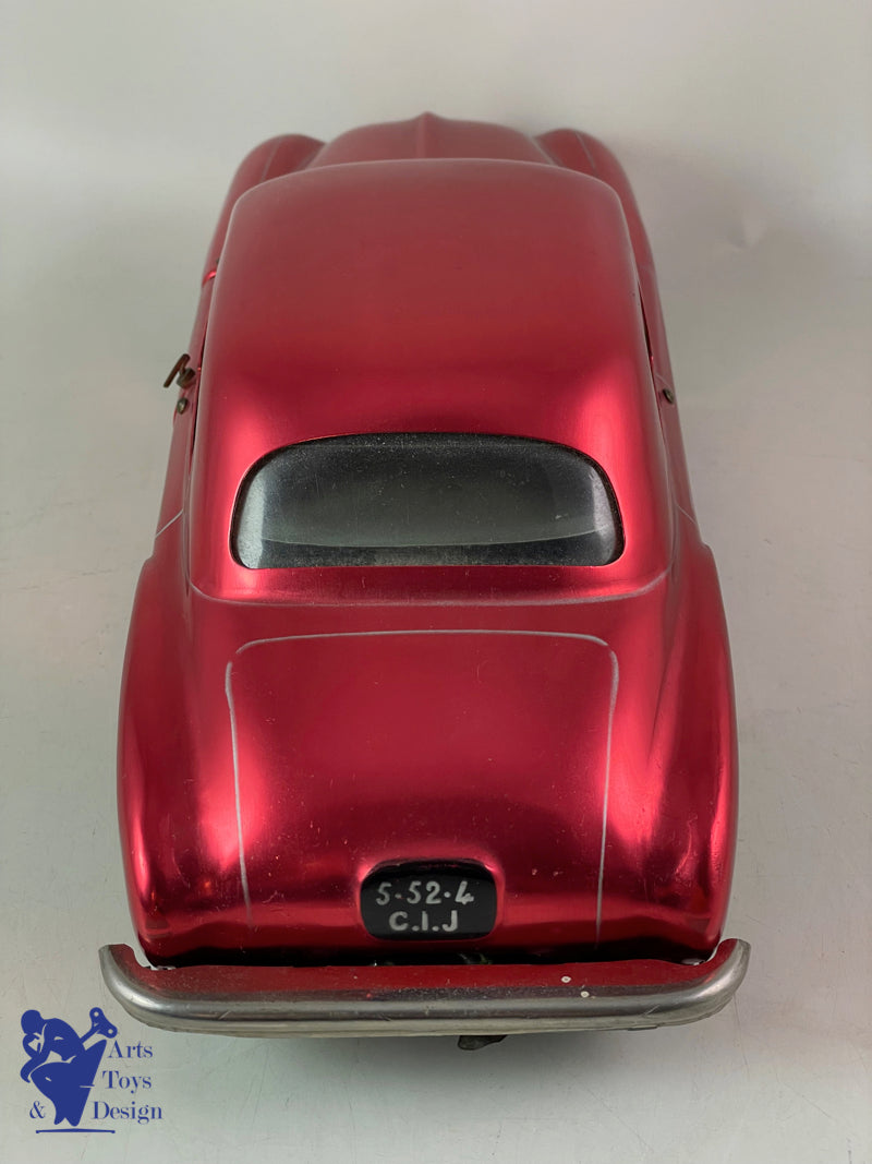 JOUET ANCIEN CIJ 5/52E RENAULT FREGATE ROUGE METAL ELECTRIQUE 33CM 1950