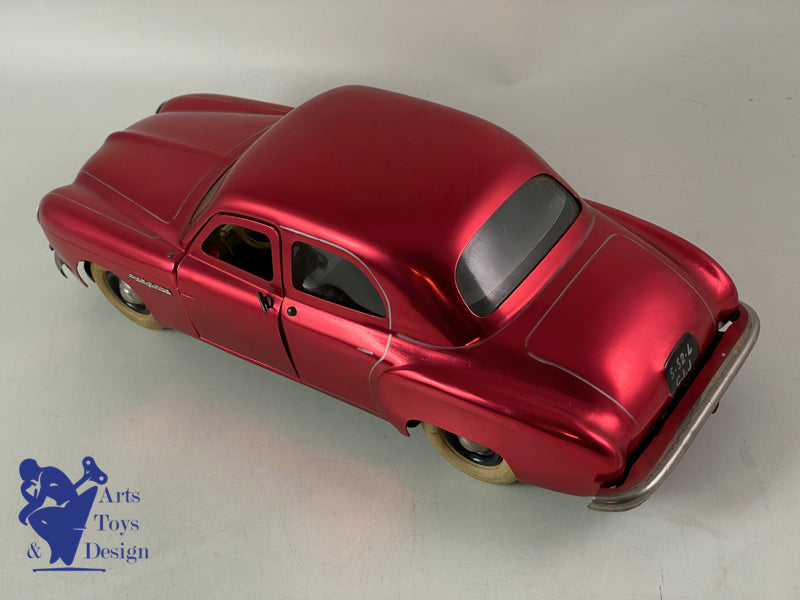 JOUET ANCIEN CIJ 5/52E RENAULT FREGATE ROUGE METAL ELECTRIQUE 33CM 1950