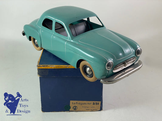 JOUET ANCIEN CIJ 5/51 RENAULT FREGATE VERT FRICTION 33CM 1950