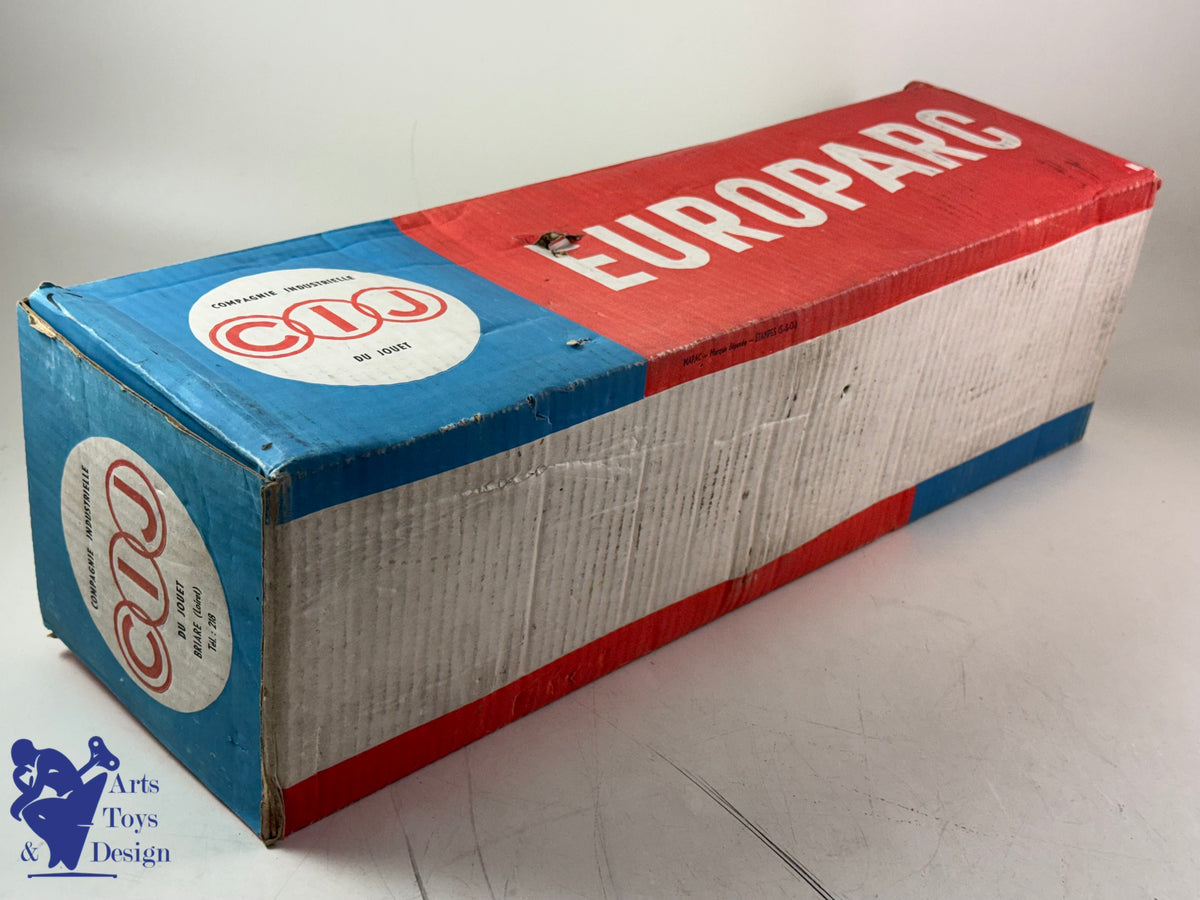 JOUET ANCIEN CIJ RENAULT SAVIEM MILITAIRE AV CUISINE ROULANTE C.1960 ENV 50CM