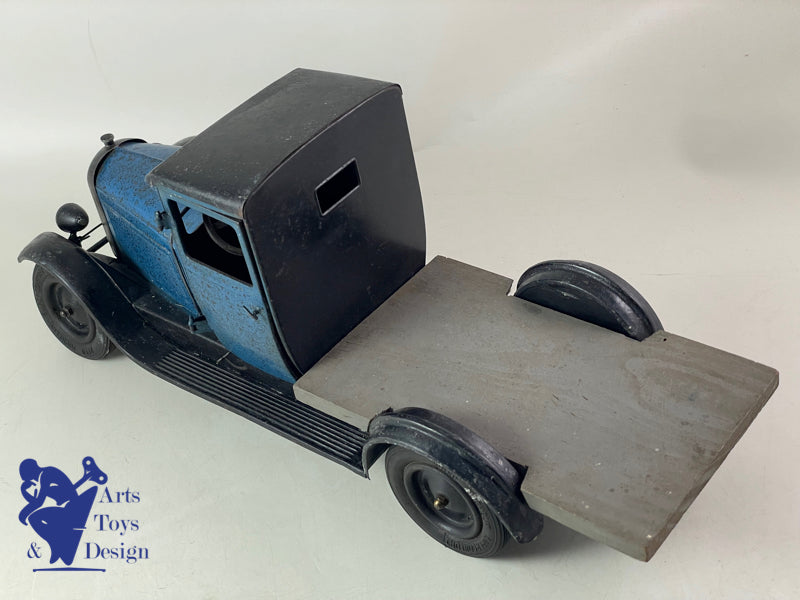 JOUET ANCIEN CITROEN REF 63 C4 CAMION PLATEAU 2° TYPE 1/10° VERS 1930