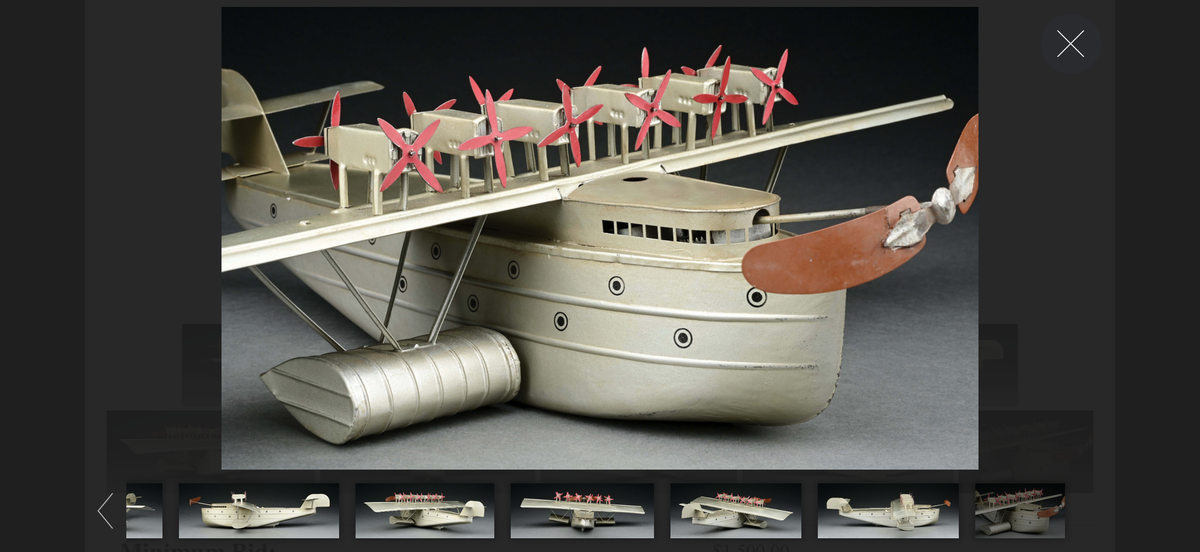 Antique toys FLEISCHMANN RARE SEAPLANE DORNIER 47CM 1932