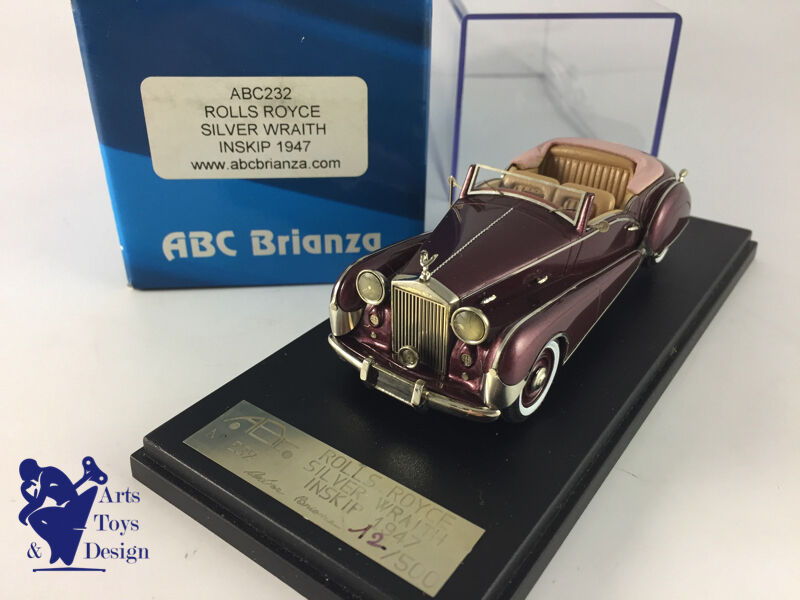 1/43 ABC 232 NO FYP  ROLLS ROYCE SILVER WRAITH INSKIP 1947