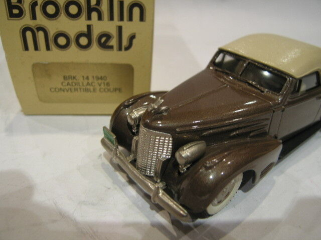 1/43 BROOKLIN 14 CADILLAC V16 CONVERTIBLE COUPE 1940