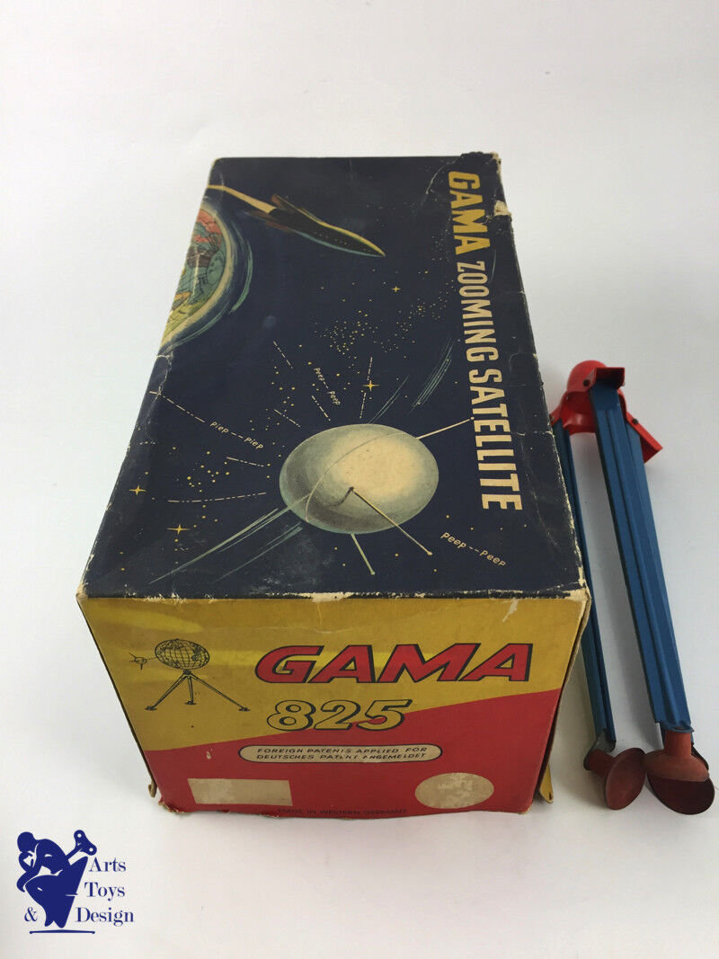 JOUET ANCIEN GAMA NO JOUSTRA REF 825 ZOOMING SATELLITE AV BOITE