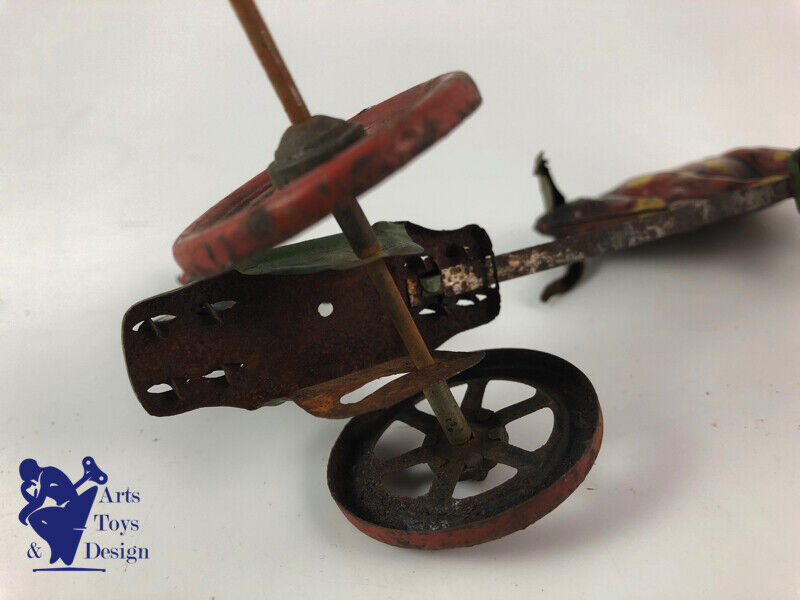 Antique toy technofix Germany C.1935 Ref 124 Rare Toreador with bull