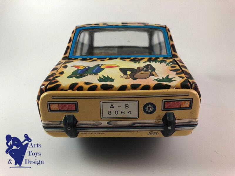 JOUET ANCIEN PAYA 8064 1/12° RENAULT 12 S SAFARI TOLE FRICTION 37CM VERS 1970