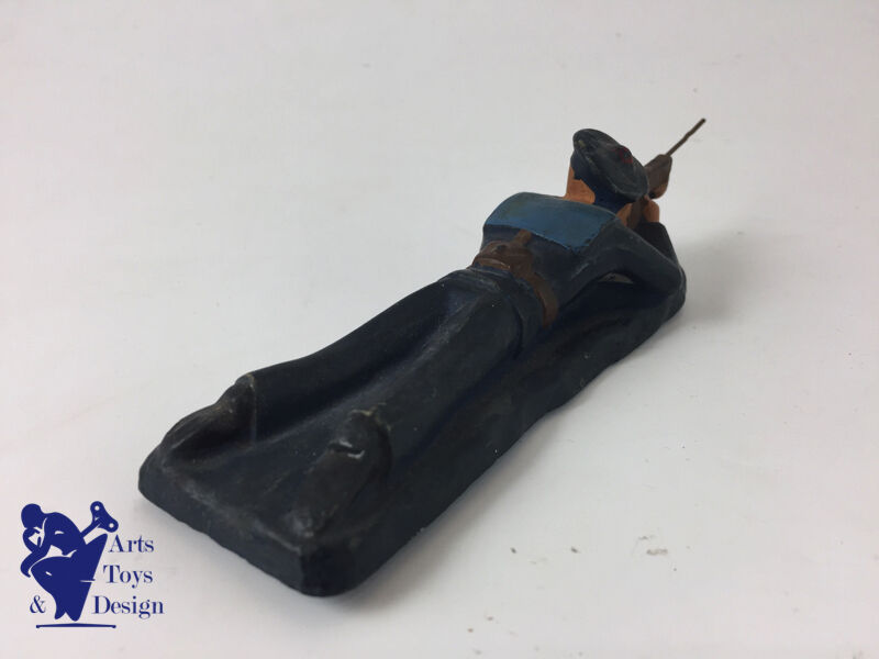 JRD Figure France circa 1935 Sailor soldier w rifle L 13.5cm Blue base