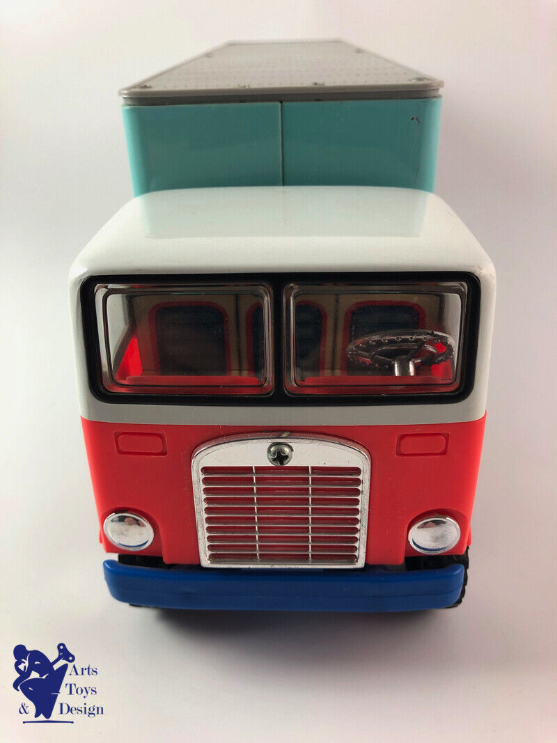Antique toy Taiyo Japan Worldwide Transport Truck Friction 42cm