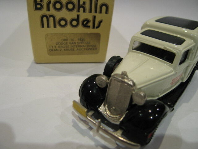 1/43 BROOKLIN 16X DODGE VAN ITT KRUSE INTERNATIONAL 150EX 1985