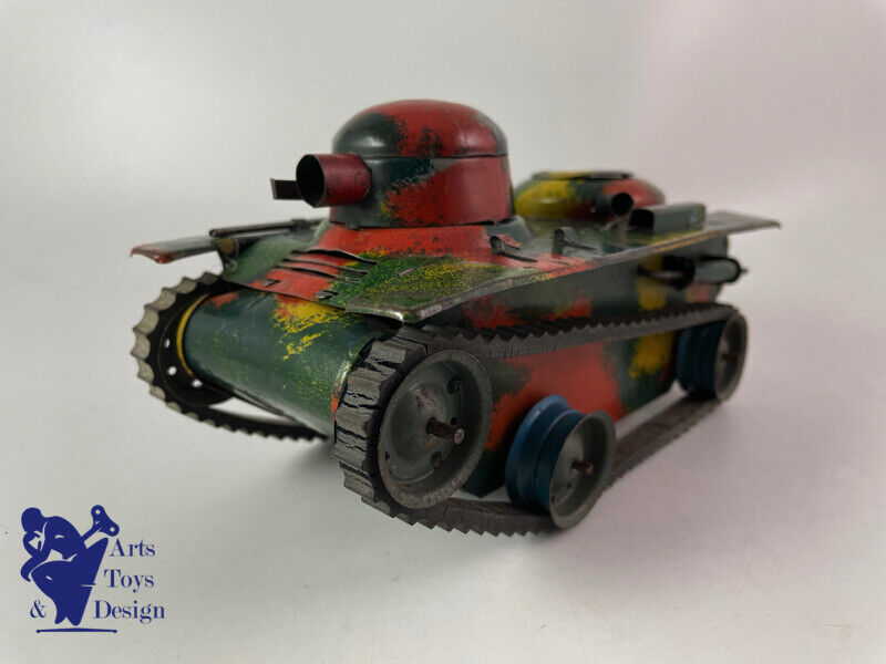 Antique toy Joustra Ref 406 ex factory collection Leonard tank c.1936