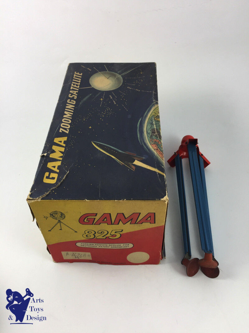 JOUET ANCIEN GAMA NO JOUSTRA REF 825 ZOOMING SATELLITE AV BOITE