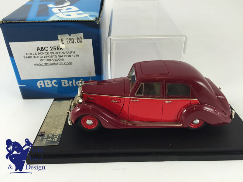 1/43 ABC 256r No Fyp Rolls Royce Silver Wraith Park Ward Sport Saloon 1949