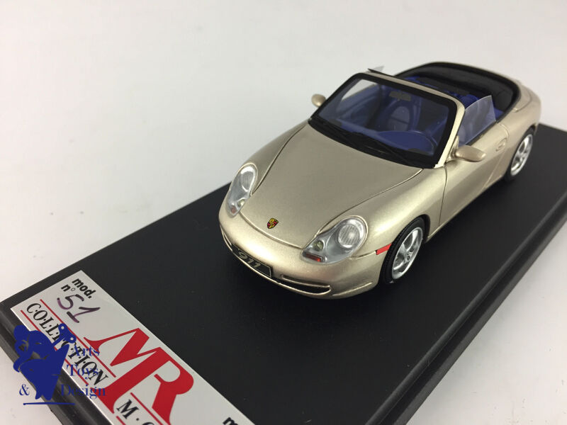 1/43 mr 86a Porsche 911 996 Carrera Cabriolet 98 Factory Built Limited Edition
