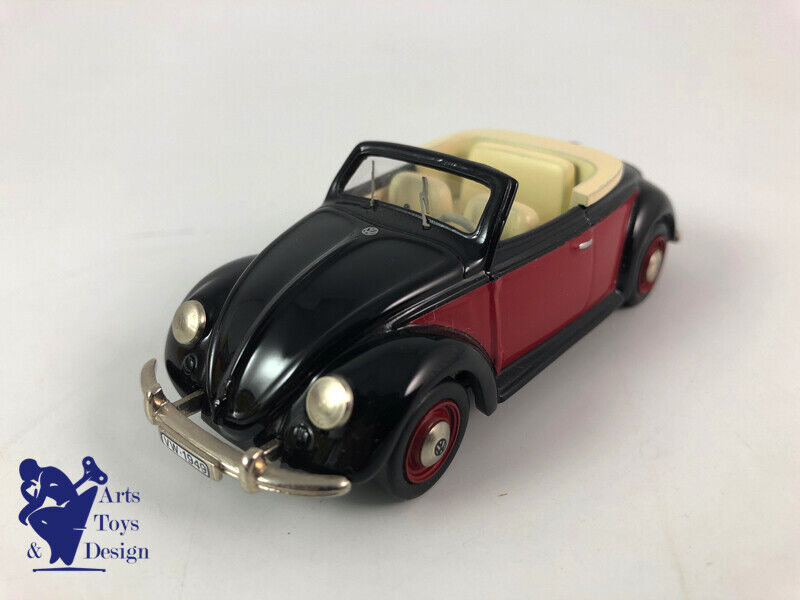 1/43 AMR CENTURY VW COX Hebmuller Cabriolet 2 Farbig Red Black Factory Built