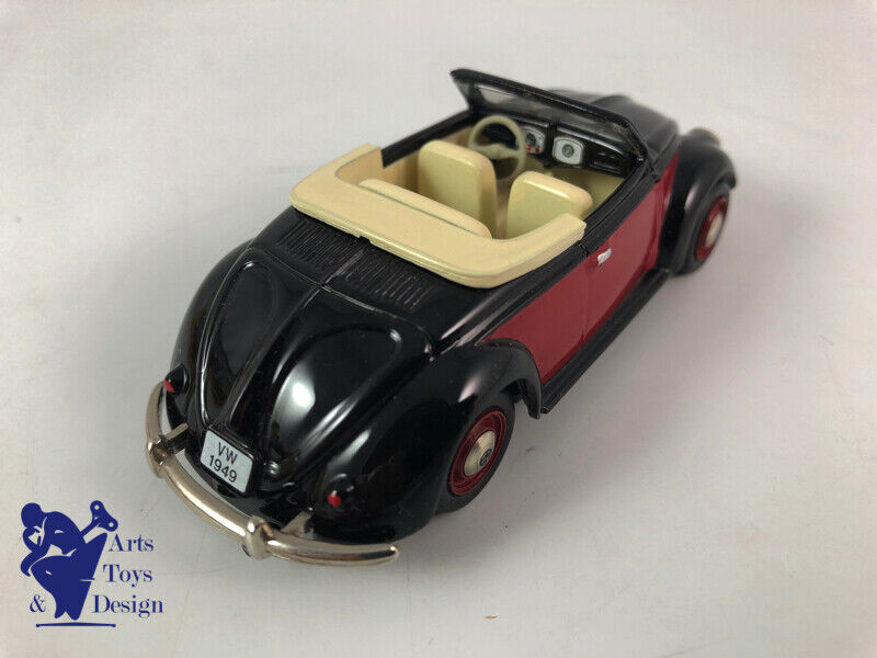 1/43 AMR CENTURY VW COX HEBMULLER CABRIOLET 2 FARBIG ROUGE & NOIR FACTORY BUILT