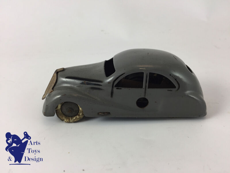 CIJ 3/1 RENAULT VIVA GRAND SPORT TOLE MECANIQUE C.1935 GRIS L 10CM