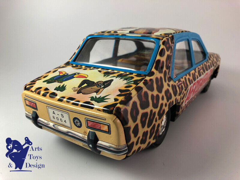 JOUET ANCIEN PAYA 8064 1/12° RENAULT 12 S SAFARI TOLE FRICTION 37CM VERS 1970