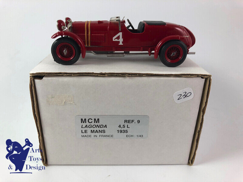 1/43 MCM Christian GOUEL REF 9 LAGONDA 4.5L Le Mans 1935 n ° 4