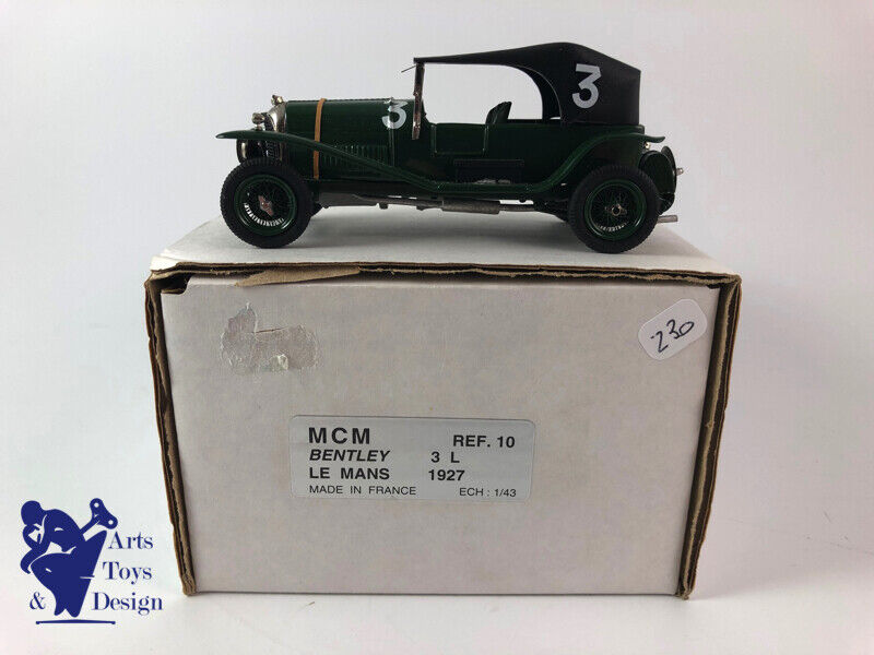 1/43 MCM Christian GOUEL REF 10 BENTLEY 3L LE MANS 1927 N°3