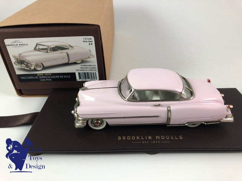 1/43 BROOKLIN 181P CADILLAC SERIE 62 COUPE DE VILLE 1952 LILAC PINK