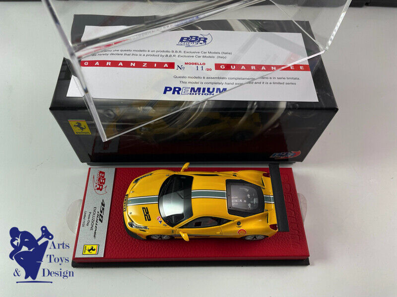 1/43 BBR Ferrari 458 Challenge Evoluzione Press Day 2013 n ° 11/20