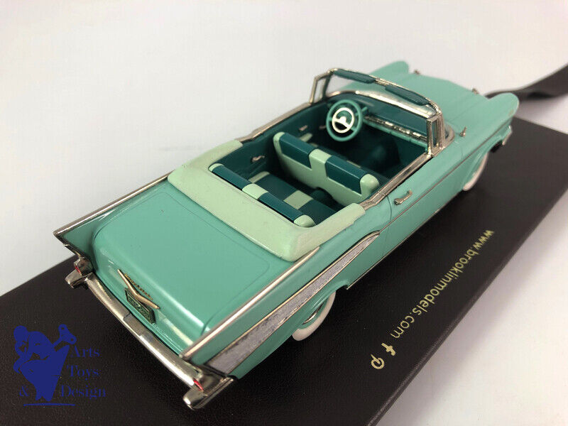 1/43 BROOKLIN 229 CHEVROLET BEL AIR CONVERTIBLE 1957 SURF GREEN