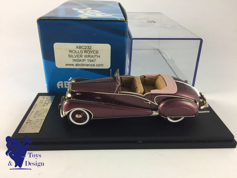 1/43 ABC 232 No Fyp Rolls Royce Silver Wraith Inskip 1947