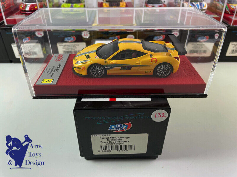 1/43 BBR Ferrari 458 Challenge Evoluzione Press Day 2013 n ° 11/20