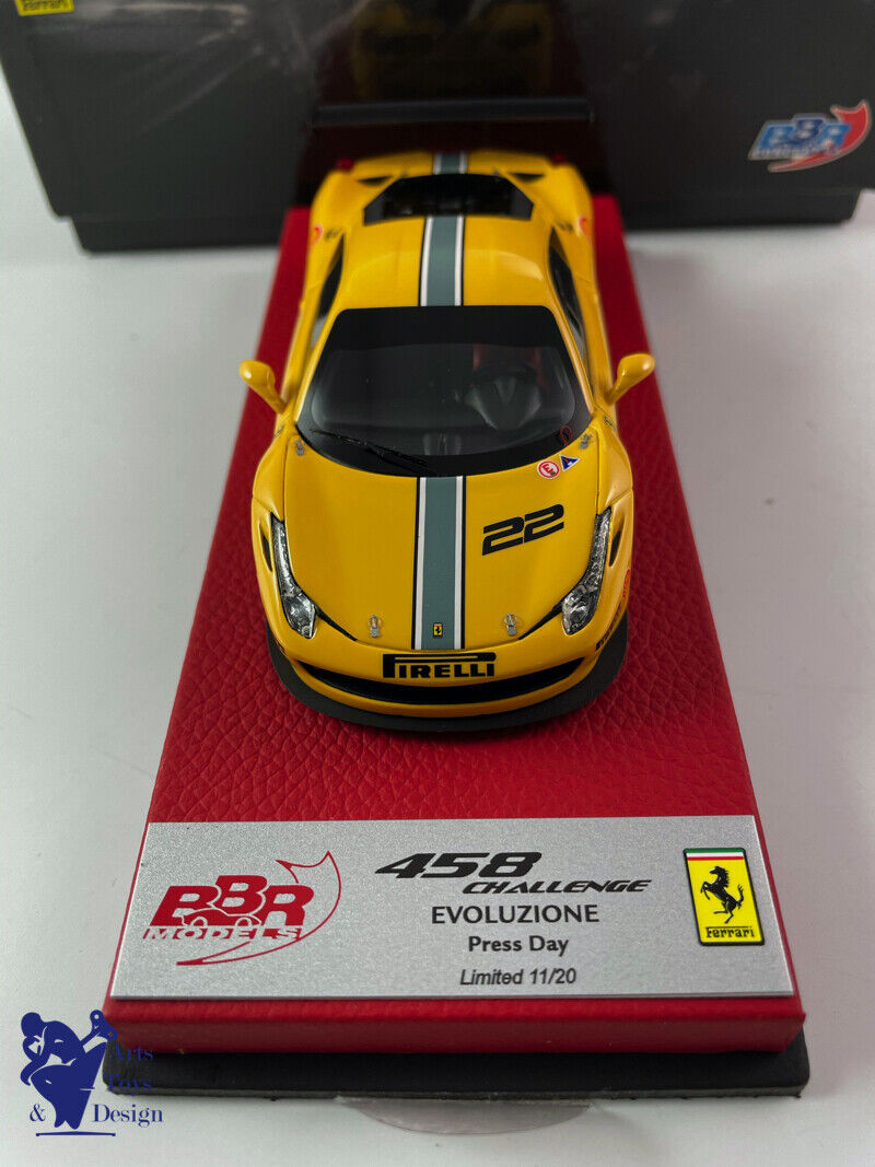 1/43 BBR Ferrari 458 Challenge Evoluzione Press Day 2013 n ° 11/20