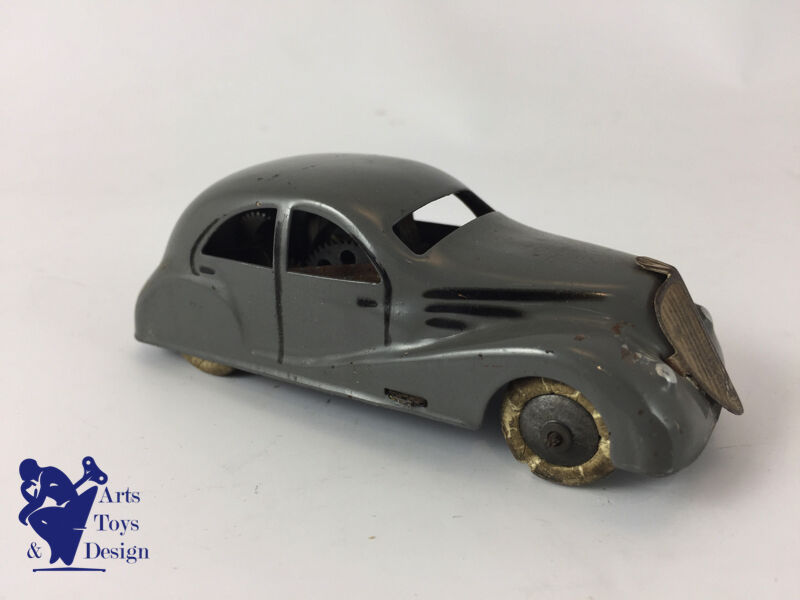 CIJ 3/1 RENAULT VIVA GRAND SPORT TOLE MECANIQUE C.1935 GRIS L 10CM