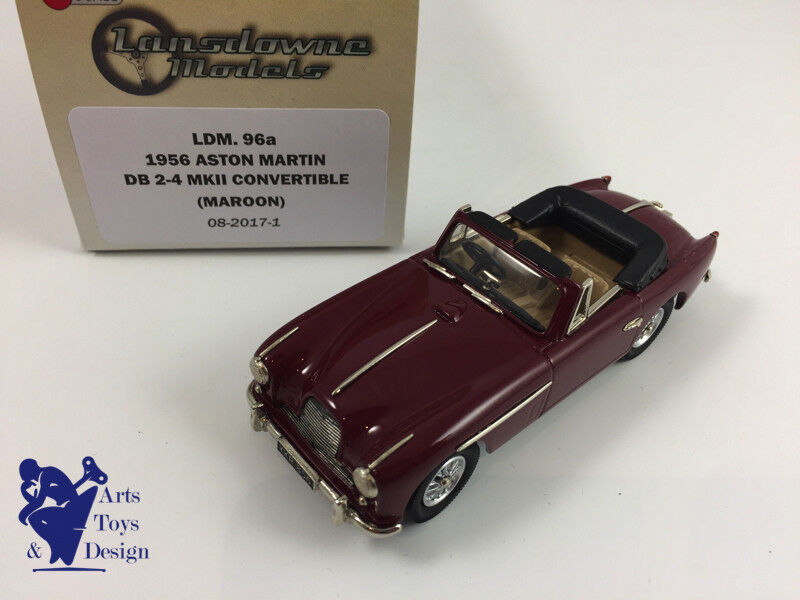 1/43 BROOKLIN LANSDOWNE 96A ASTON MARTIN DB 2-4 MKII CONVERTIBLE 1956 MAROON