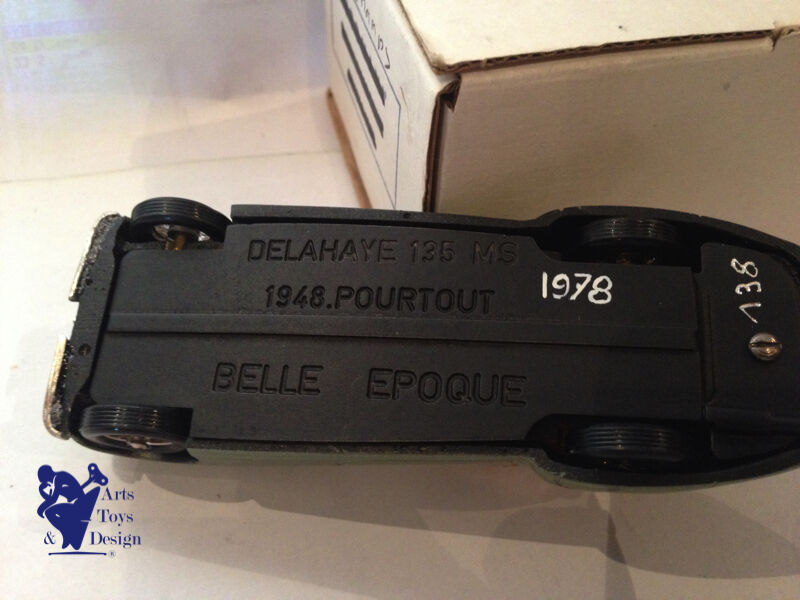 1/43 ° Belle Epoque Factory Built Delahaye 135MS POURTOUT 1948