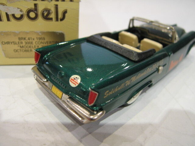 1/43 Brooklin Modelex 1993 41x Chrysler 300e Convertible 1959