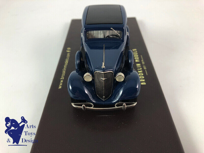1/43 BROOKLIN BML 28 CHEVROLET 2DR SEDAN 1934 BLUE