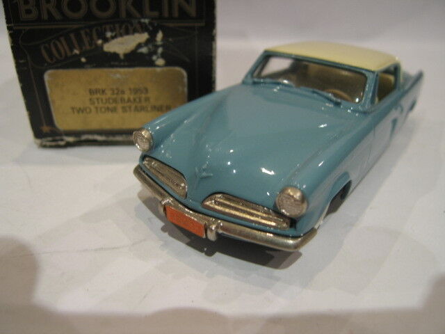 1/43 Brooklin 32a Studebaker Two Tone Starliner 1953