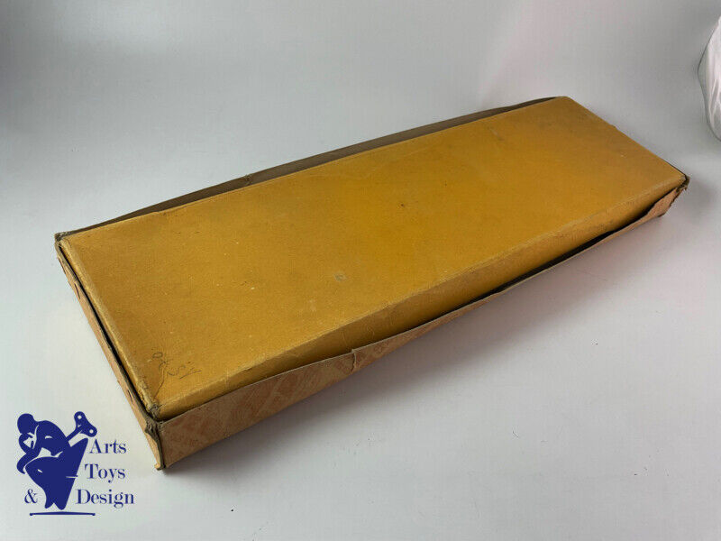 Antique toy JEP Ref 1235 Airplane on Pylon c.1950 Box Carte Notice