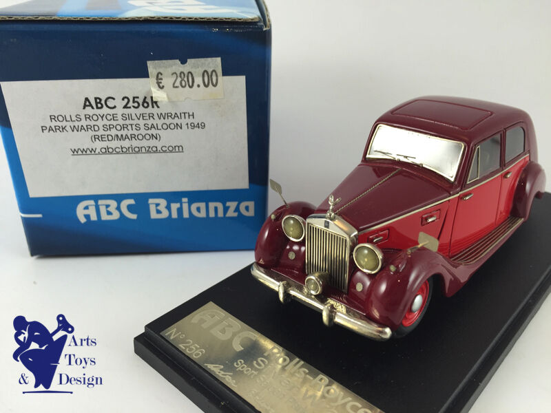 1/43 ABC 256r No Fyp Rolls Royce Silver Wraith Park Ward Sport Saloon 1949