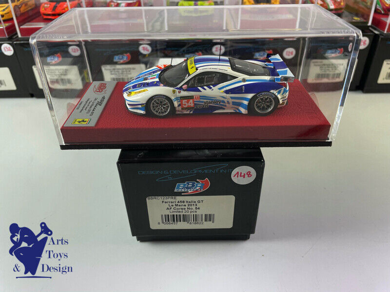 1/43 BBR FERRARI 458 ITALIA GT LE MANS 2013 AF CORSE N°54 MALLEGOL N°11/20
