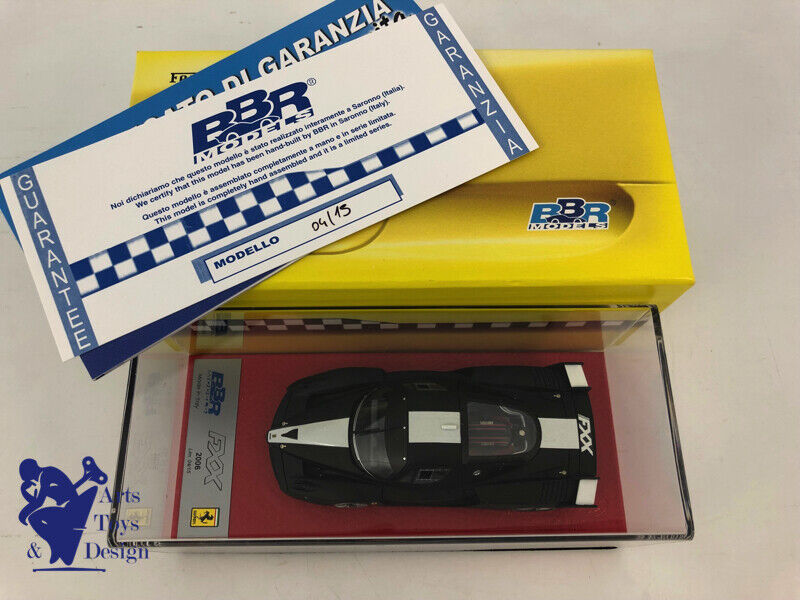 1/43 BBR 180 Ferrari FXX 2006 Mat Black N ° 04/15!