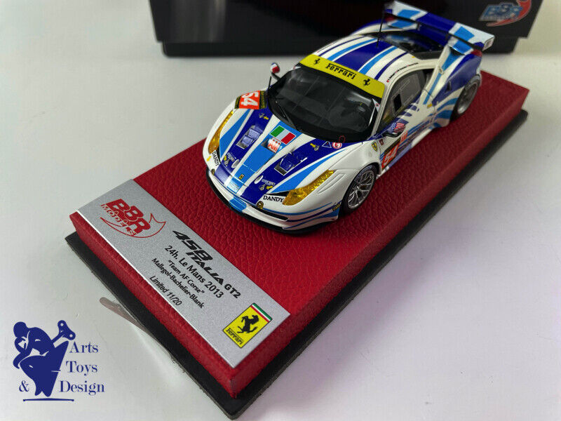 1/43 BBR FERRARI 458 ITALIA GT LE MANS 2013 AF CORSE N°54 MALLEGOL N°11/20