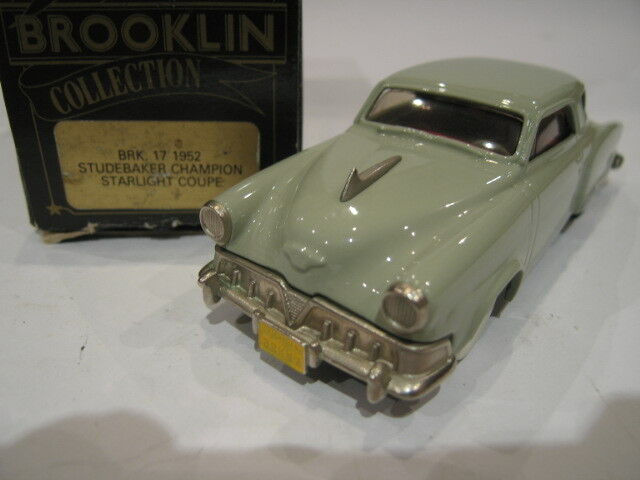 1/43 BROOKLIN 17 STUDEBAKER CHAMPION STARLIGHT COUPE 1952