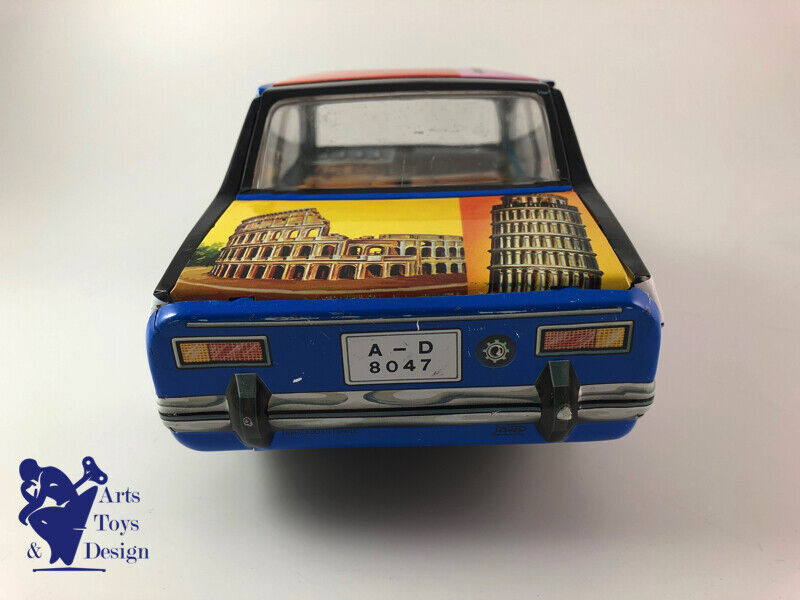 JOUET ANCIEN PAYA 8047 1/12° RENAULT 12 S TURISTICO TOLE FRICTION 37CM VERS 1970